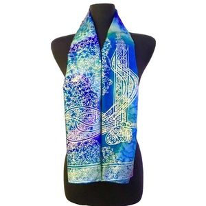 Authentic Silk Scarf (Marbled)